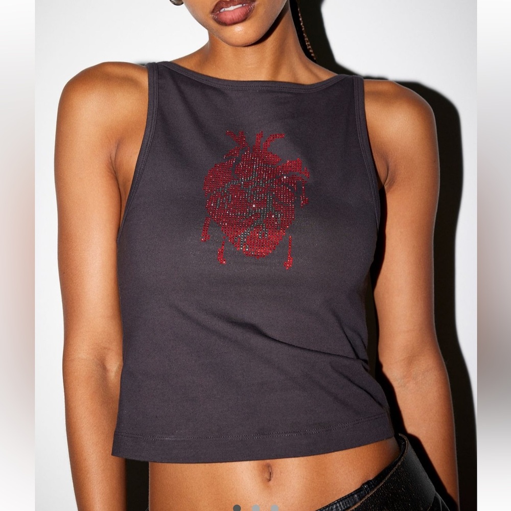 Bleeding Heart Baddie Urban Outfitters Crop Top